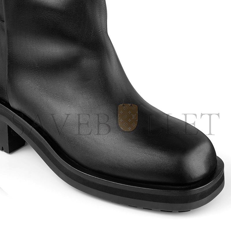 JIMMY CHOO BROOKLYN KNEE BOOT 50 BLACK LEATHER KNEE-HIGH BOOTS BROOKLYNKB50WLZ
